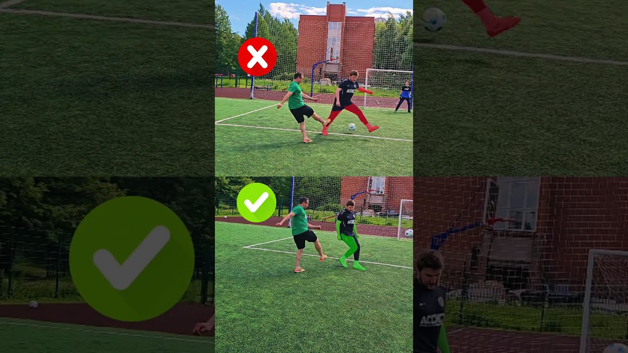 Как защитнику блокировать удар по воротам? @assist_school футбол football futsal footballskills