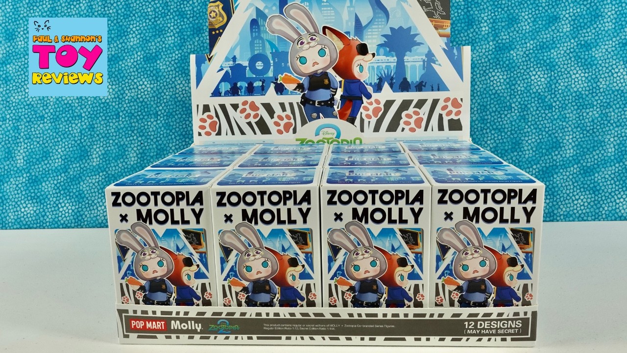 Zootopia 2 Disney x Molly Pop Mart Blind Box Figure Unboxing