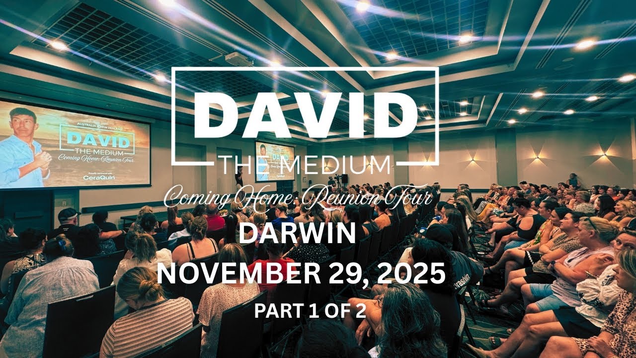 [PART 1] David The Medium connects with Spirit for his first-ever show in Darwin [November 29, 2025)