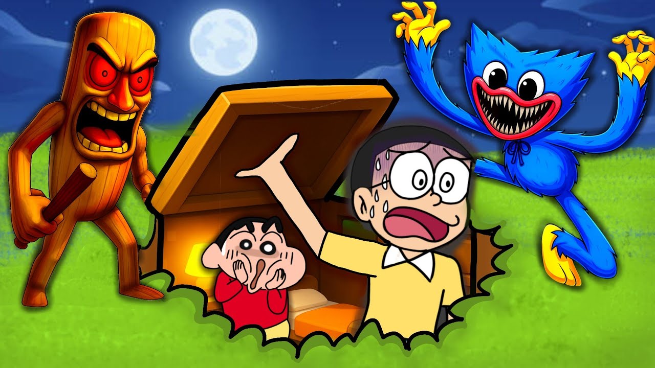 Nobita Surviving 100 Days in Bunker! 😱