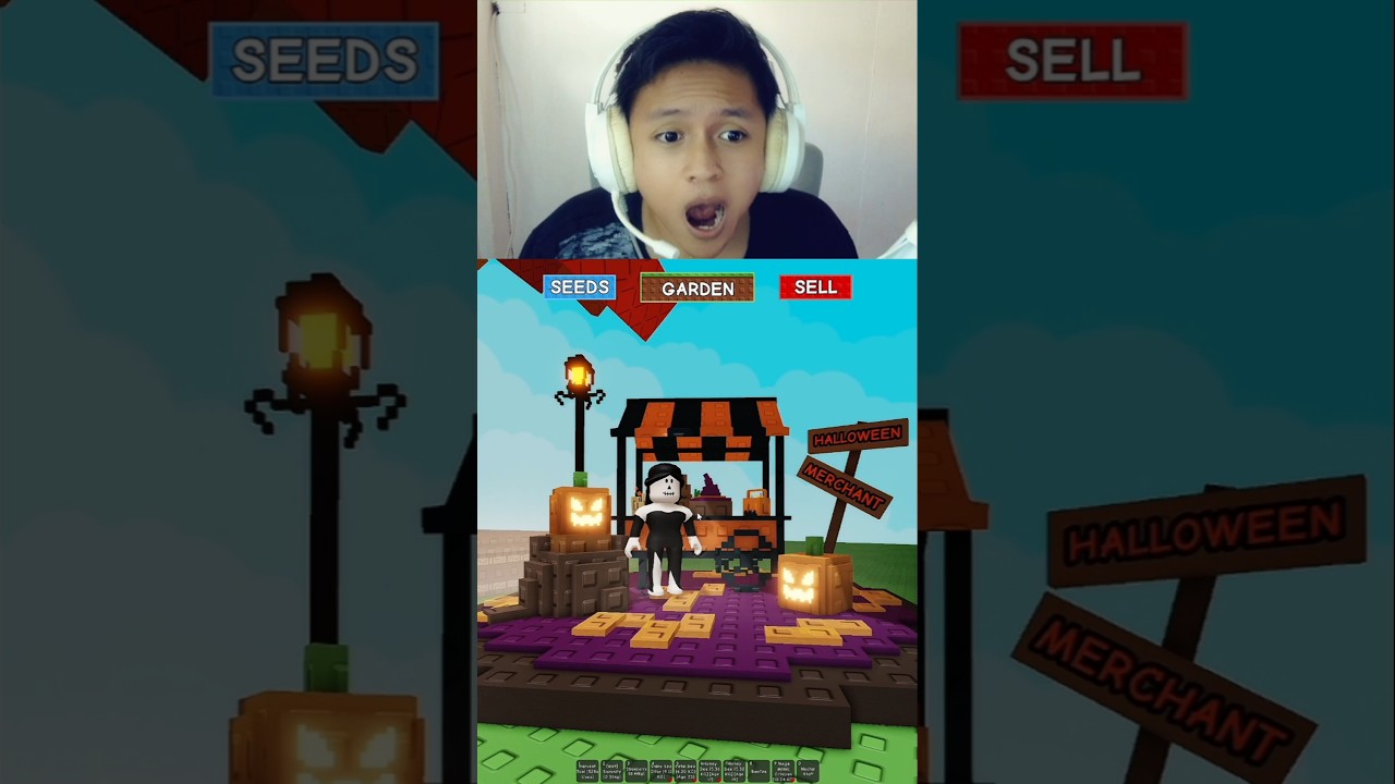 Pedagang Helloween Baru di Grow a Garden roblox