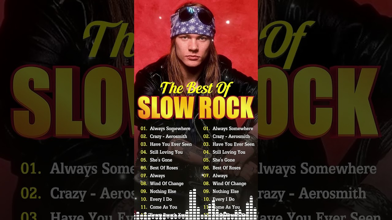 Scorpions, Bon Jovi, U2, Aerosmith, Nazareth, Ledzeppelin 💥Slow Rock Songs 70s 80s 90s Full Album