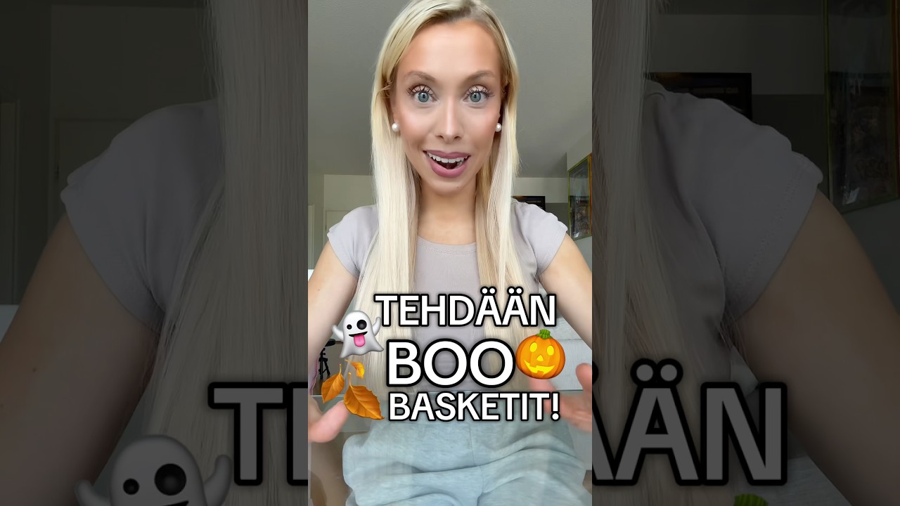 🎃TEHDÄÄN BOO BASKETIT KAHDELLE SEURAAJALLE!🍂👻🎃boobasket halloween