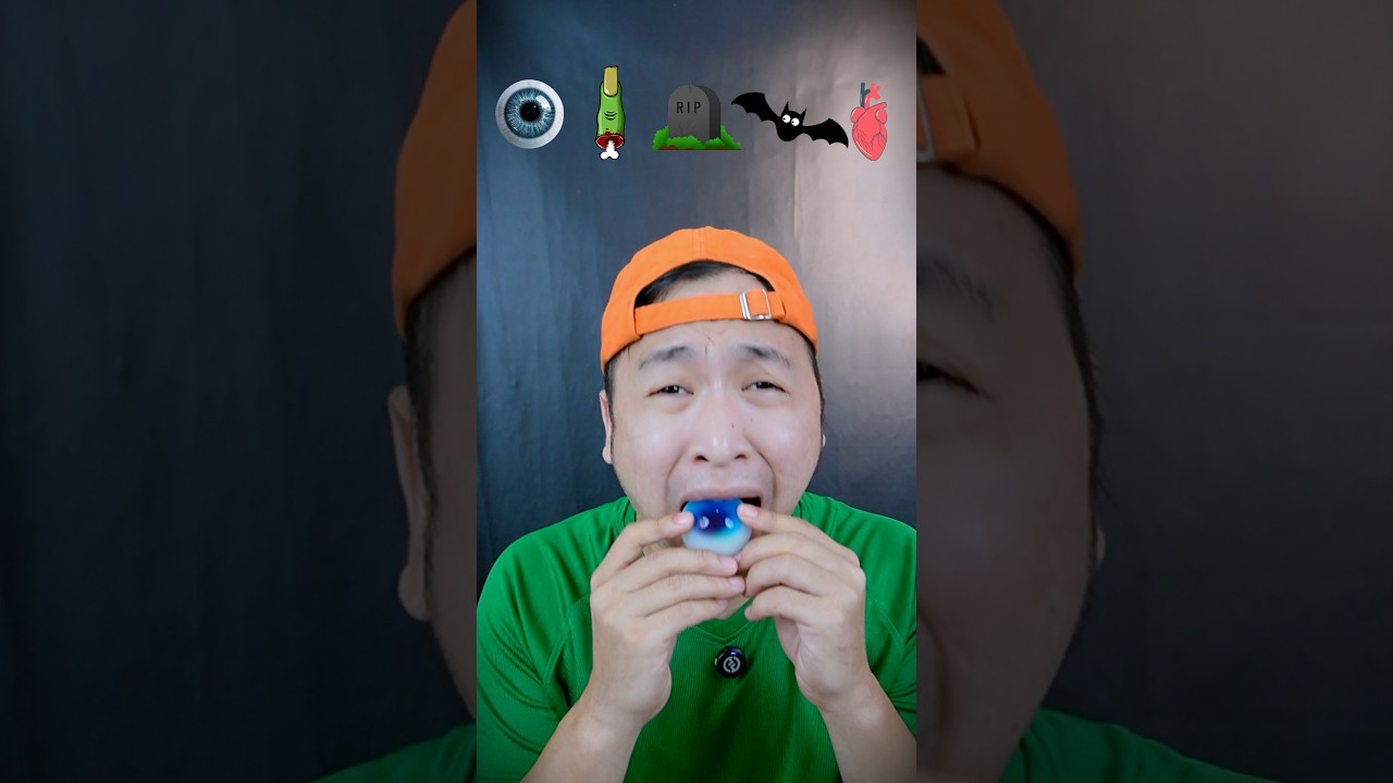 Makan Serba Hallowen🧟‍♂️ asmr mukbang makansesuaiemoji videomakan halloween