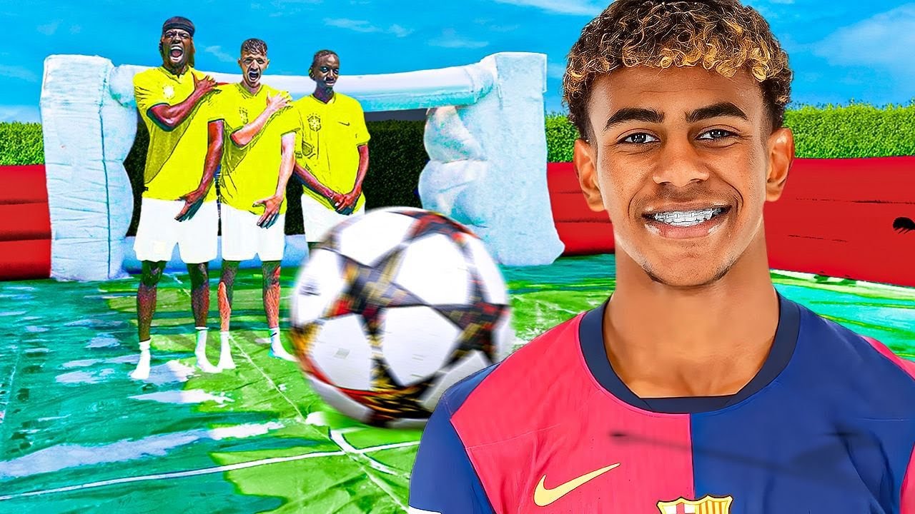 WORLD CUP SLIP N SLIDE FOOTBALL MATCH!!