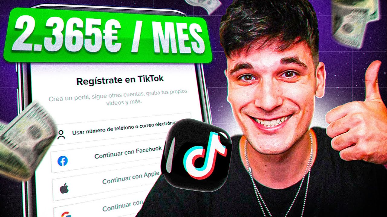 ✅ Cómo CREAR una CUENTA de TIKTOK para GANAR DINERO 2024 🔥 Cómo MONETIZAR TIKTOK 2024 (Registrarse)