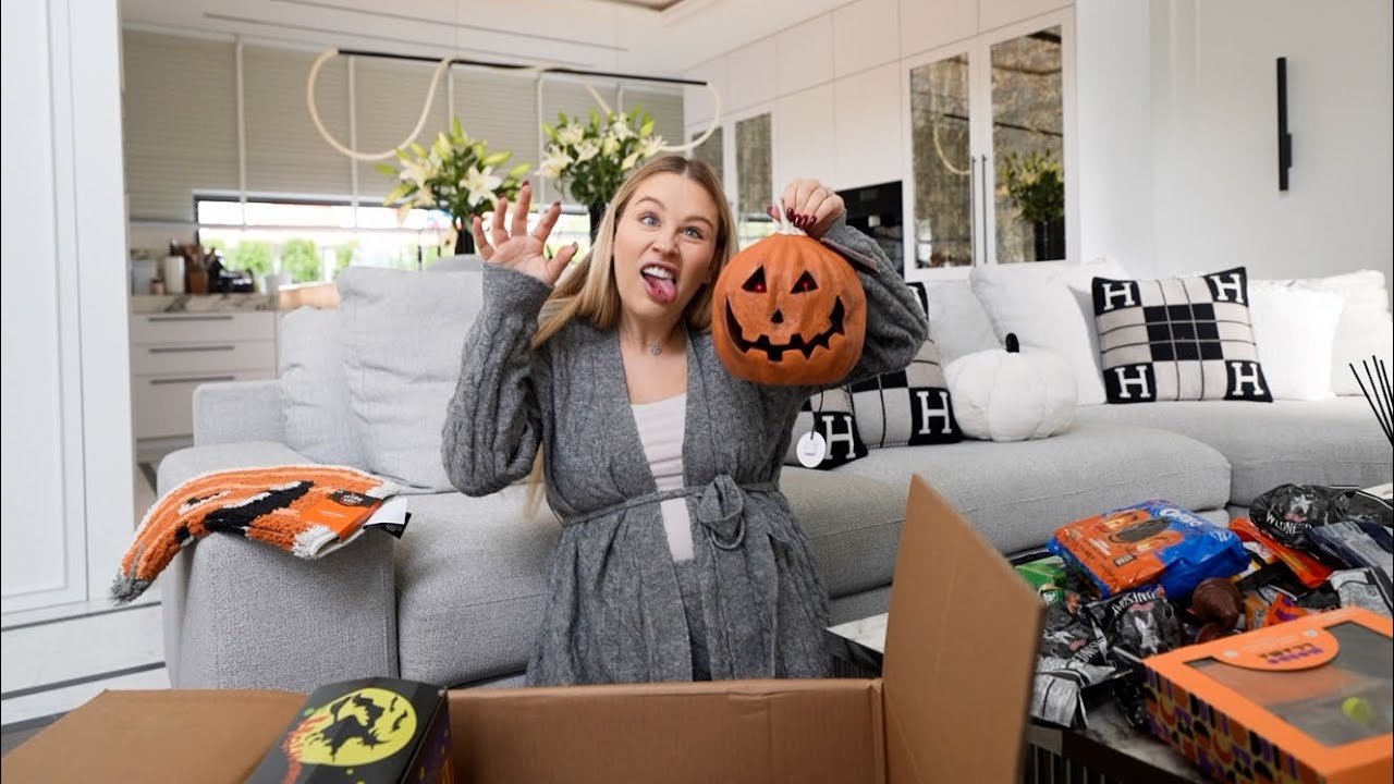 VLOG : HALLOWEENOWA PACZKA PROSTO Z USA!🇺🇸🎃 | Andziaks 