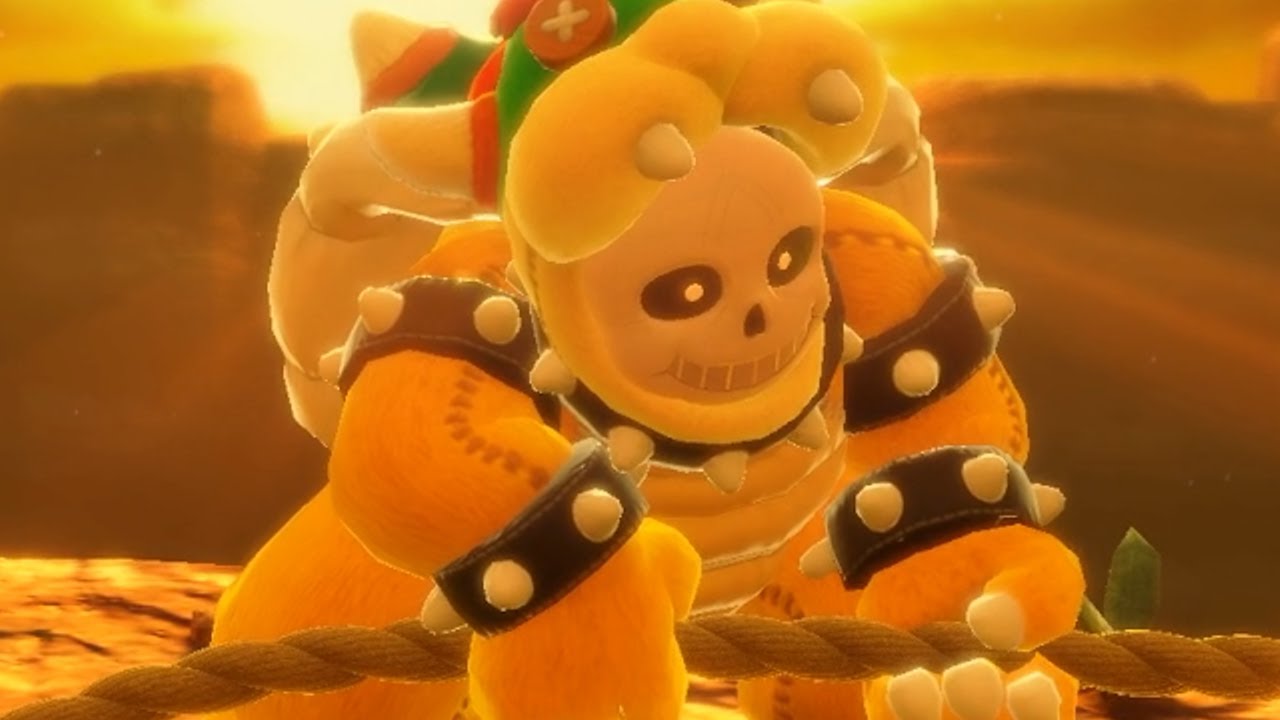 They put Sans in Mario Party Superstars