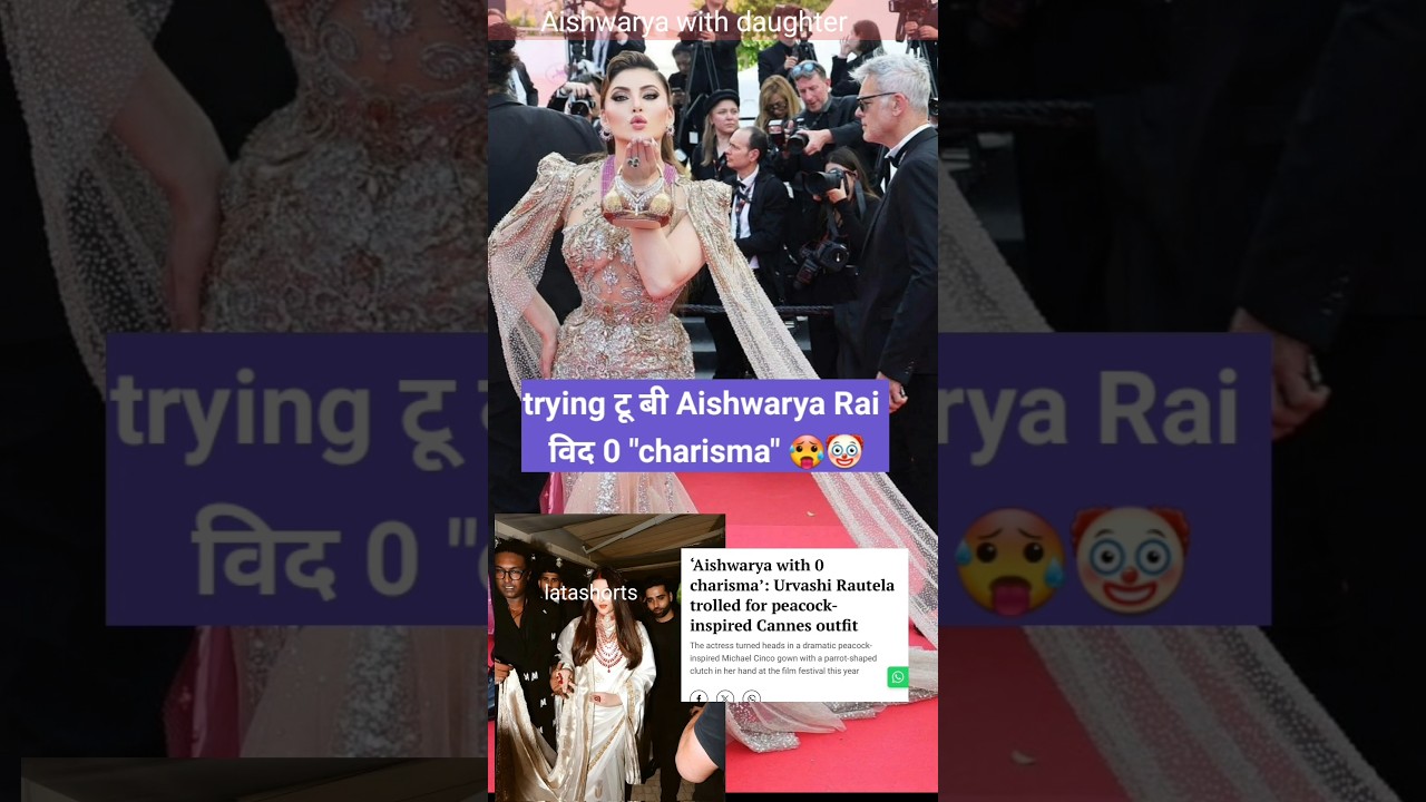 Urvashi Rautela trying to be Aishwarya Rai??