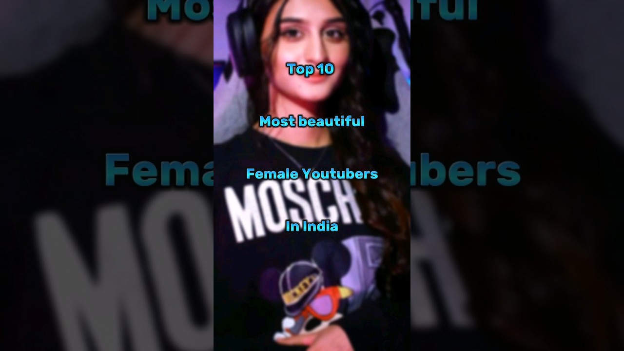 Most beautiful female Indian youtubers 🇮🇳| shorts viral top10 pragativerma bindasskavya edit