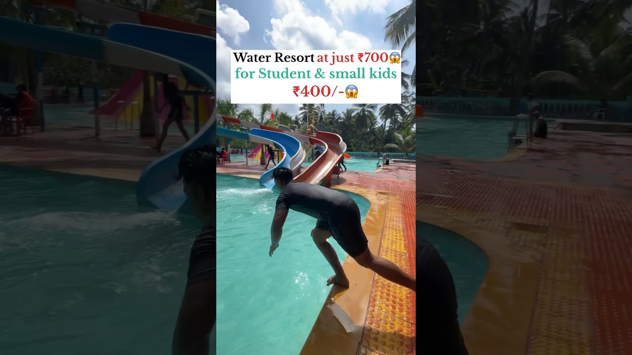Best Resort in Virar😍🔥shorts resort waterpark minivlog