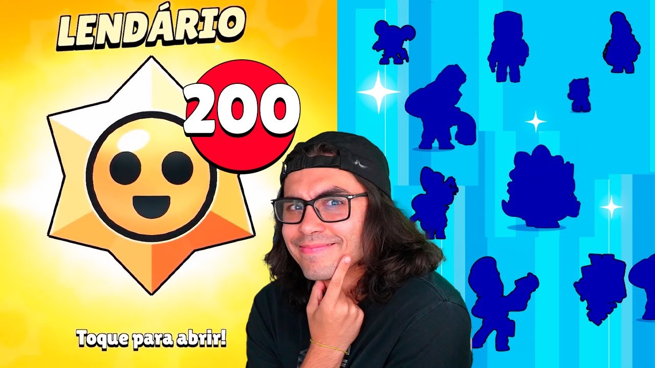 200 STARR DROPS LENDÁRIOS LIBERAM QUANTOS BRAWLERS? Brawl Stars