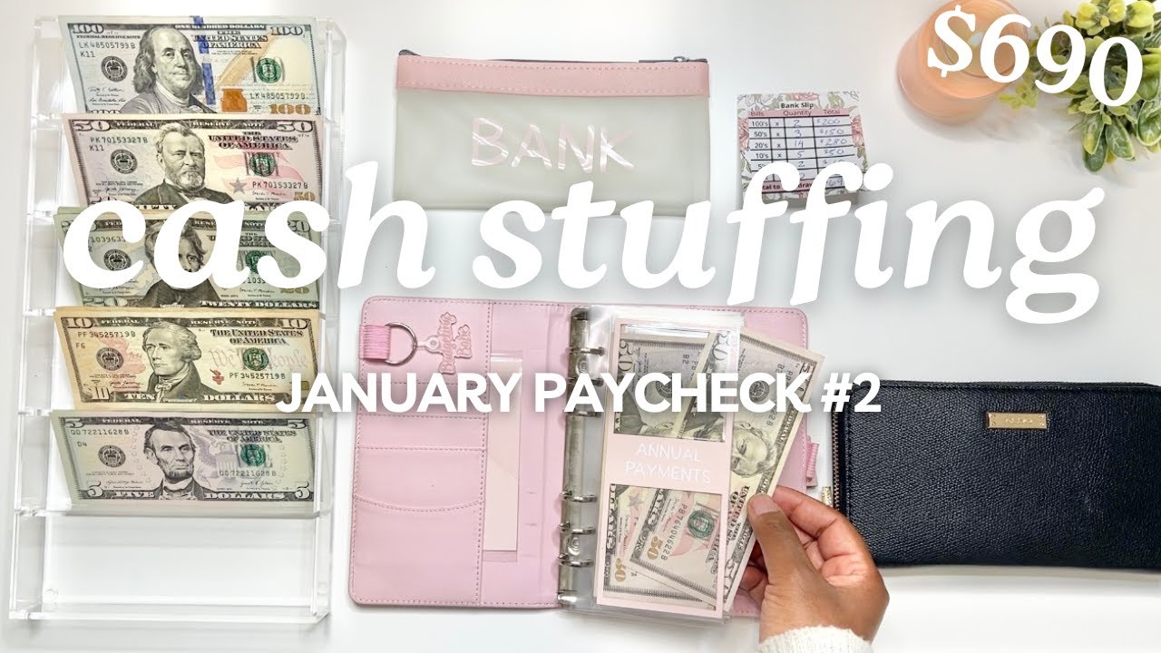 CASH ENVELOPE STUFFING | JANUARY 2025 PAYCHECK #2 | Budget With Me | MONETS MONEY