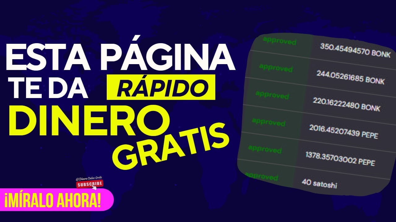 🥇¡Aprende a Ganar Dinero Rápido en Internet 2025!🥇¡Cómo Ganar Bitcoin Gratis!