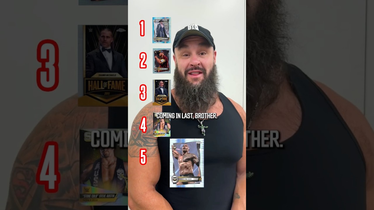 He put WHO in LAST?!? 🤯 Braun Strowman blind ranks WWE superstars!! 🔥