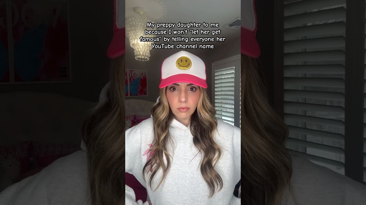 SORRY THERE’S ONLY ROOM FOR ONE YOUTUBER IN THIS FAMILY 😜