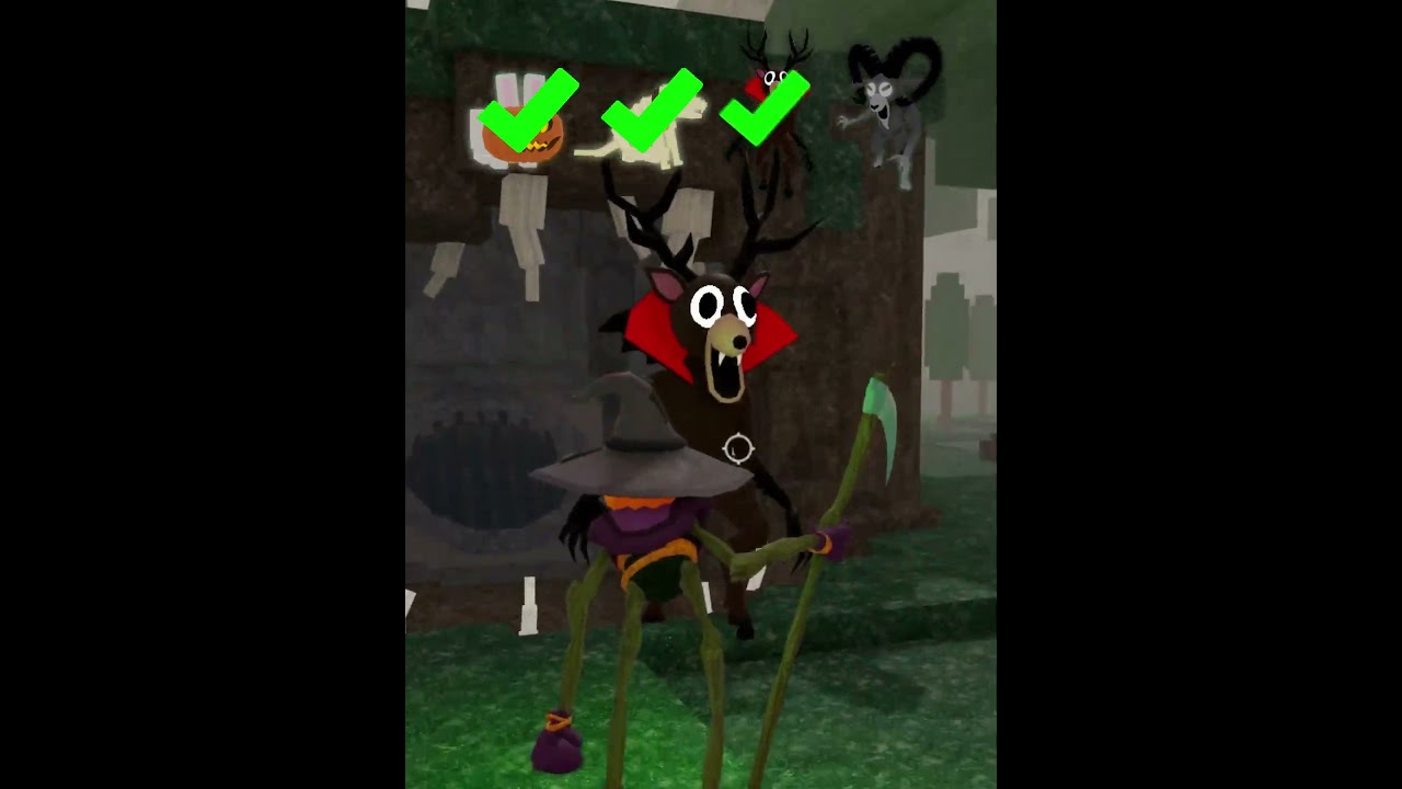 Halloween Guy vs All Animals 💀 roblox 99nightsintheforest 99nights funny