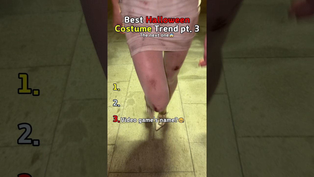 The Best Halloween Costume😍😱 part 3