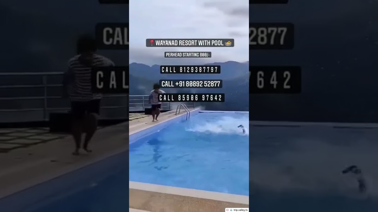 📍Wayanad Resort with pool