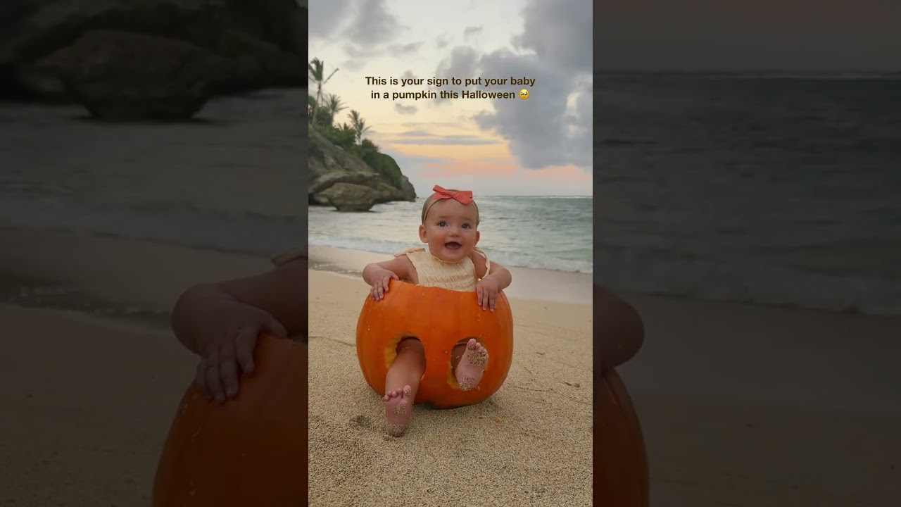 Your Sign to Put Your Baby in a Pumpkin This Halloween 🎃 shorts