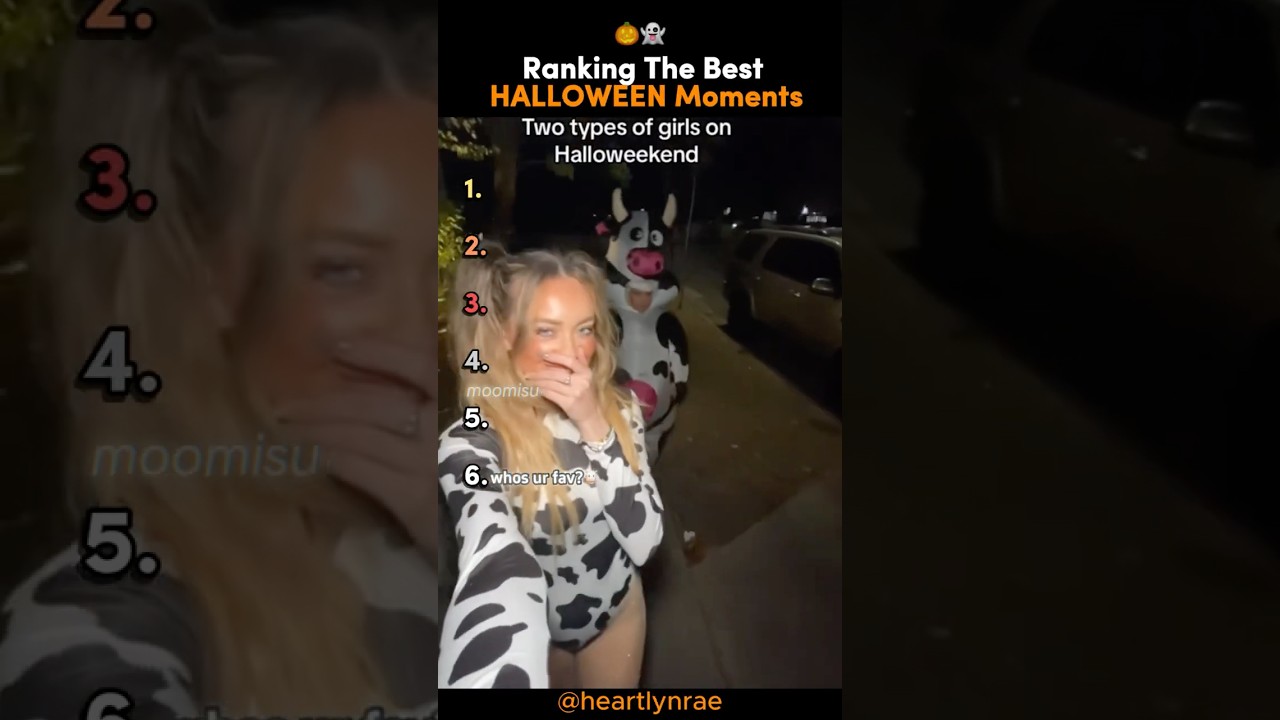 Ranking The Best HALLOWEEN Moments 🎃✨tiktokviral halloween