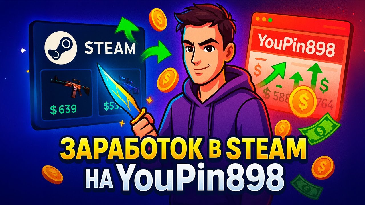 Заработок в Steam на YouPin898 – рабочая схема 2025 года без вложений