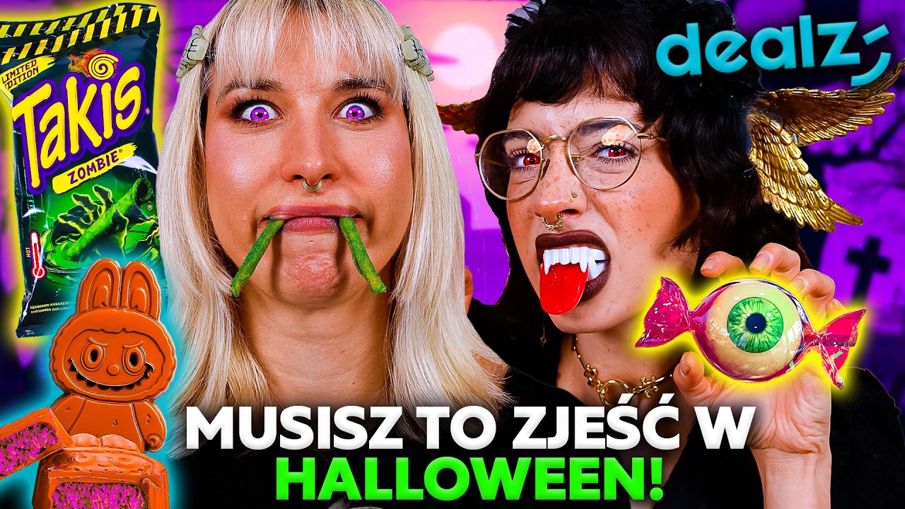 WIELKI TEST PRZEKĄSEK NA HALLOWEEN - NOWOŚCI Z MARKETÓW | Fog in the Garden i Agnieszka Grzelak Vlog