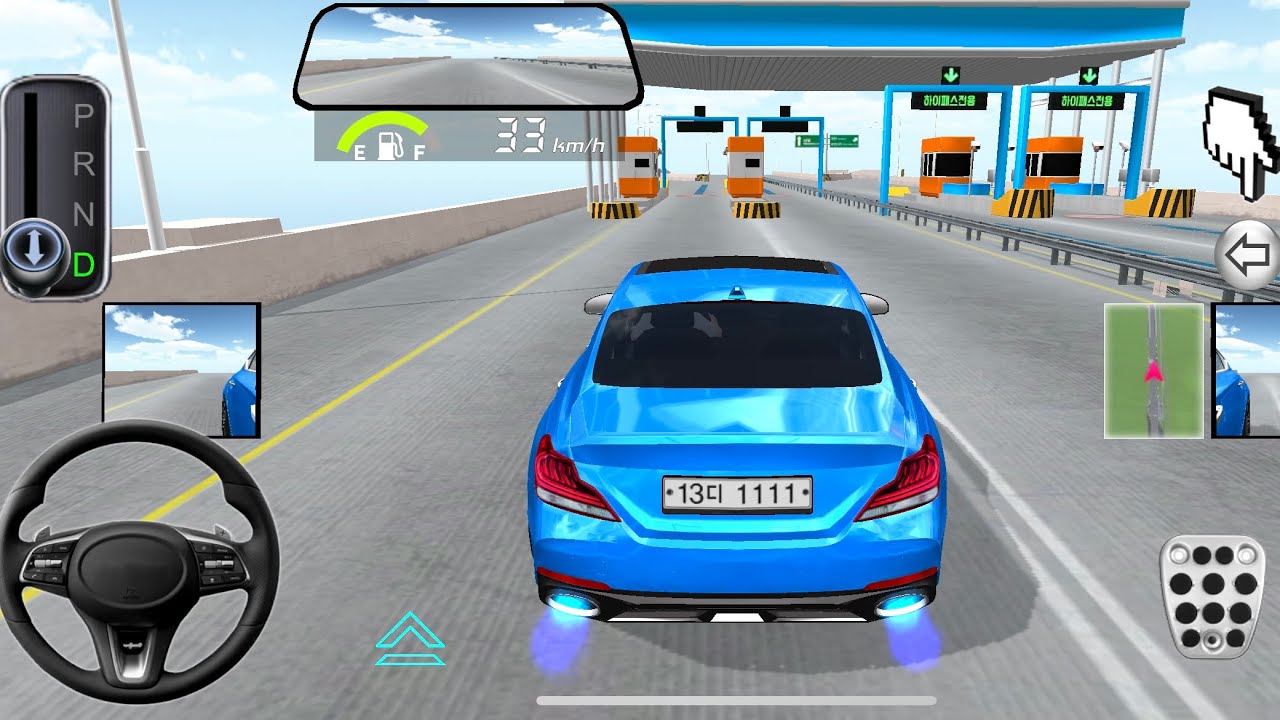 New Blue Mercedes G63 For Parking - 3d Driving Class android game || Car Game gameplay cargame