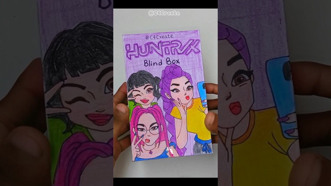 K-pop demon hunters: Huntrix blind box unboxing kpopdemonhunters huntrix blindbox shortsfeeddiy