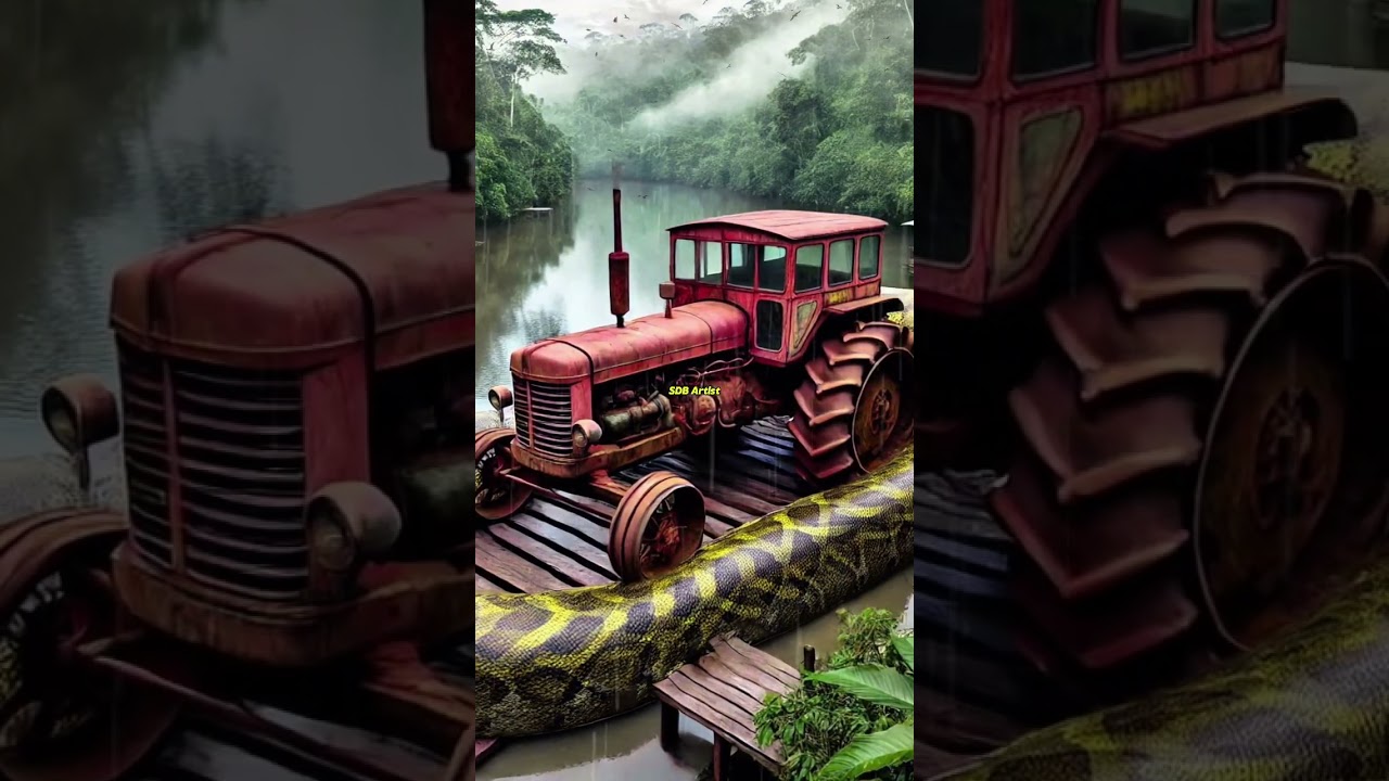 Nature Exploration | Travel Discovery | Abandoned Tractor #shorts #memes #wildlife