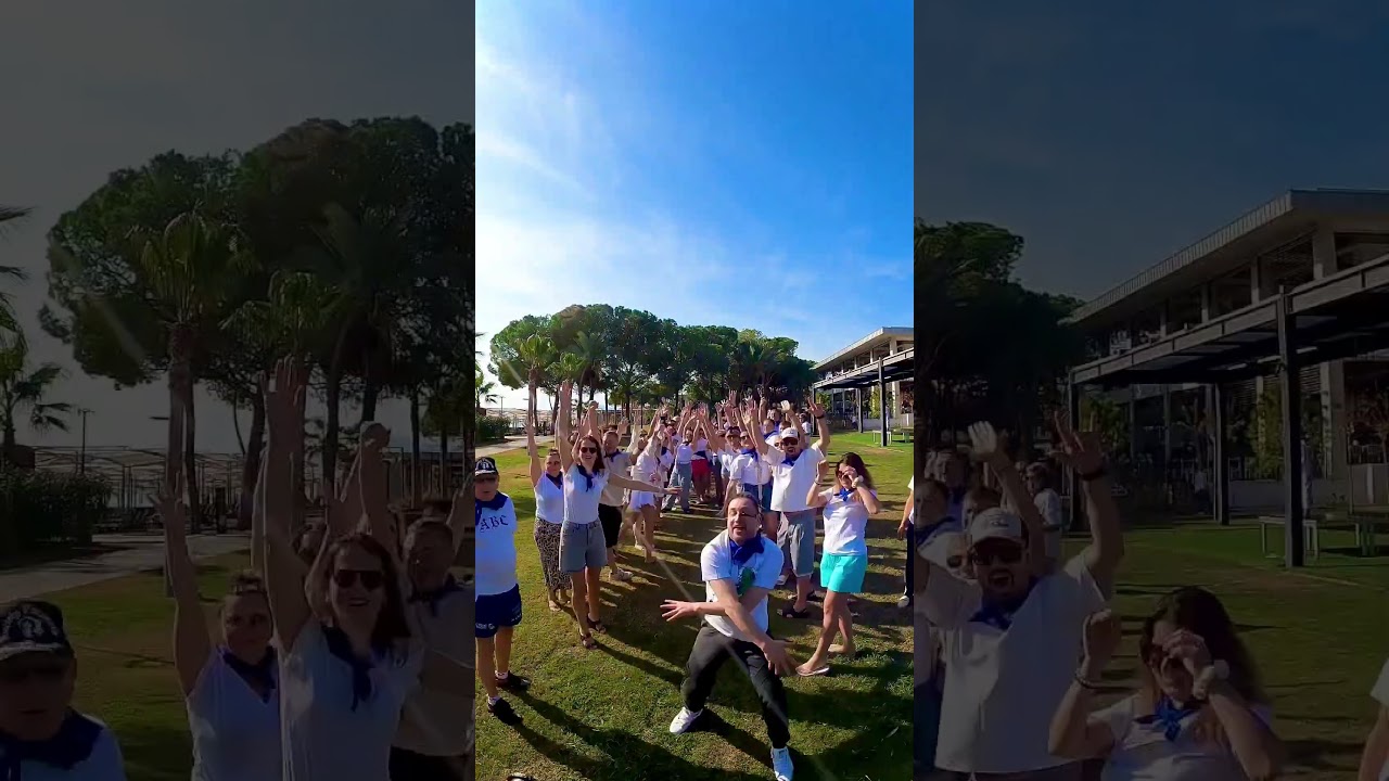 Видео флэшмоб танцы с коллегам  🕺💃 ​pegas Турагентство в Мурманске V-leto.ru party autora