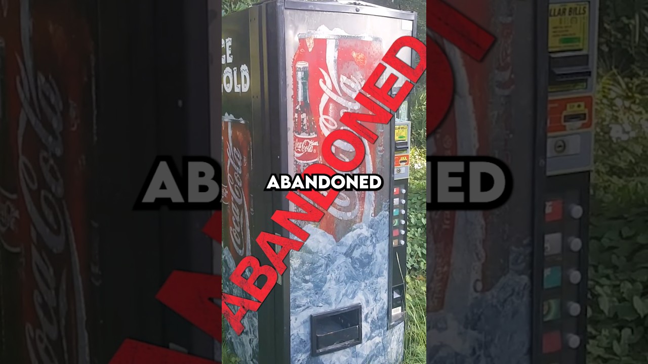 Abandoned Vending Machine Was FULL OF MONEY! #vendingmachine #abandoned #money