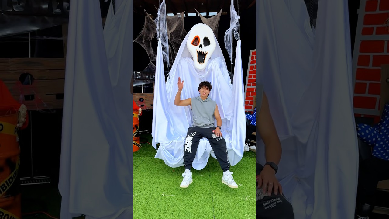 COLUMPIO DE FANTASMA PARA HALLOWEEN 👻