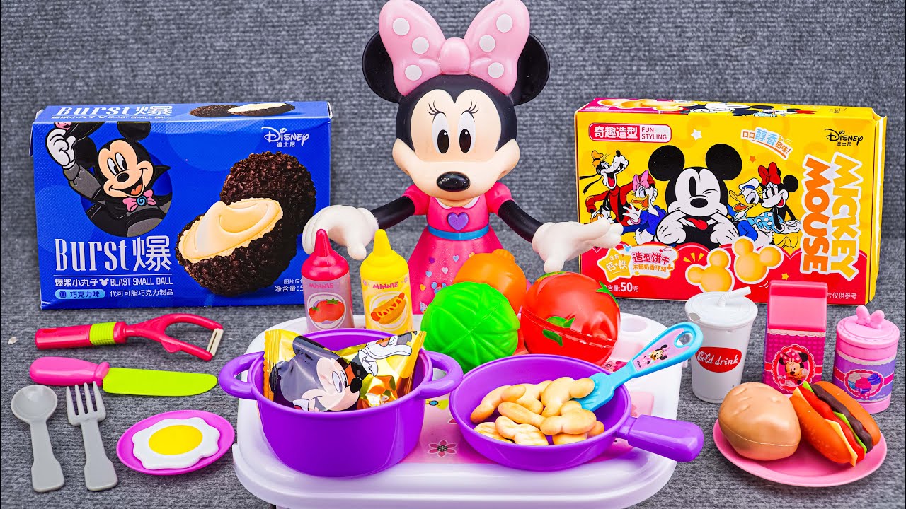 Satisfying with Unboxing Disney Minnie Mouse Ultimate Kitchen Playset | Review Toys ASMR