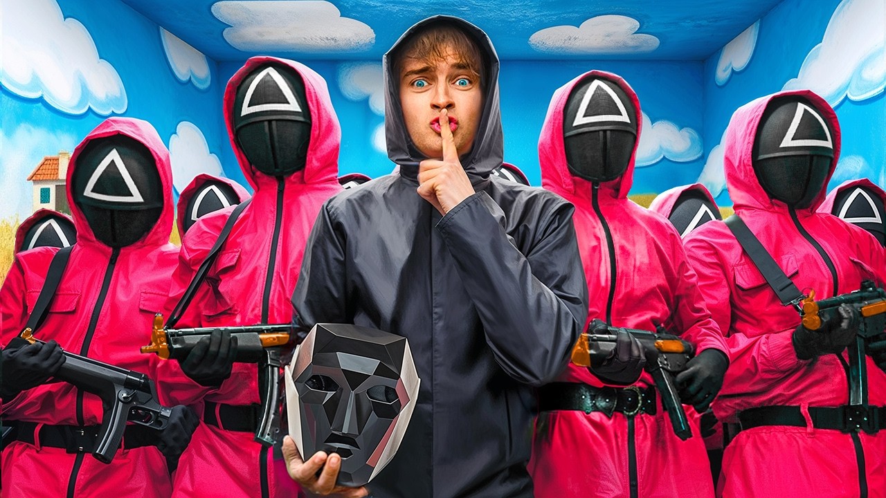 I Learned Extreme Camouflage To Survive Squid Game!