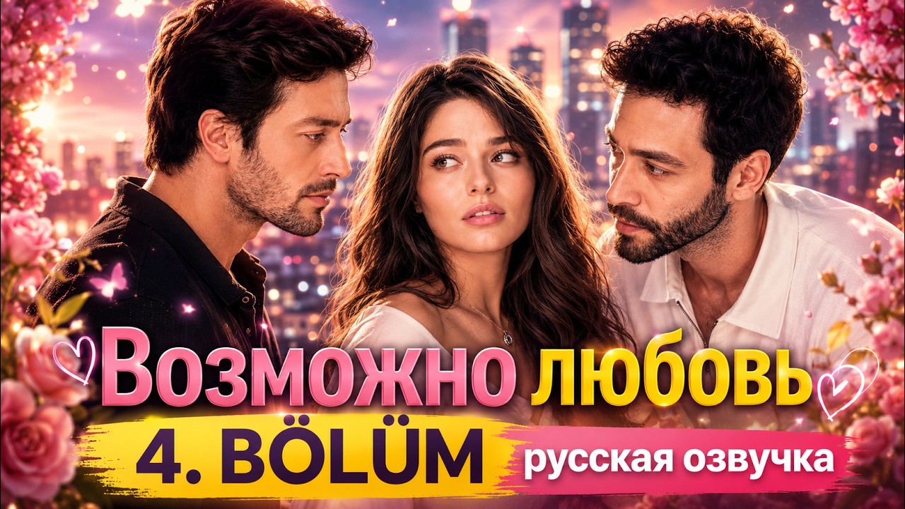 Возможно любовь 4 серия русская озвучка | Турецкий сериал | Muhtemel Aşk 4 bölüm | 2026 | Обзор