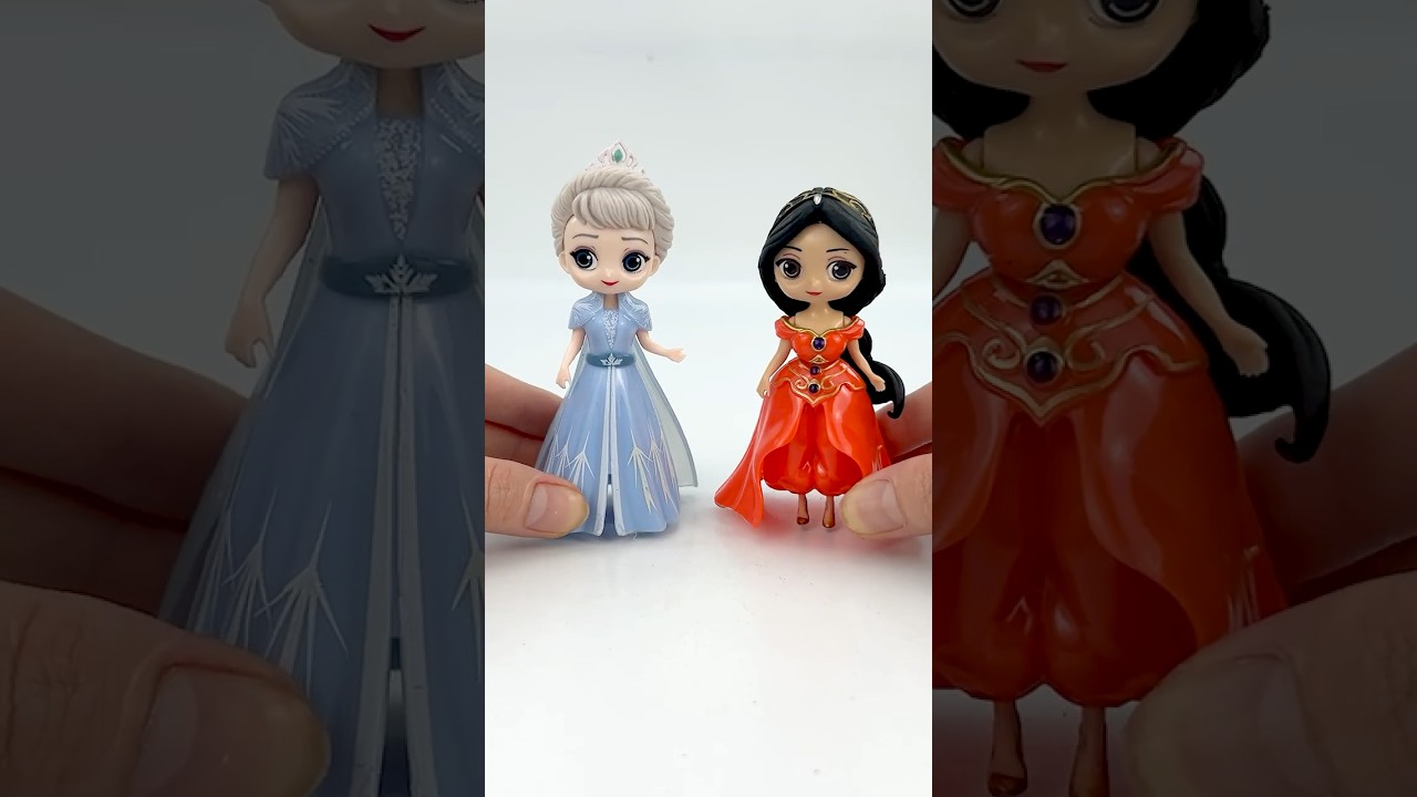 Satisfying with Unboxing & Review Disney Princess Frozen ELSA & Jasmine Toys! ASMR disney