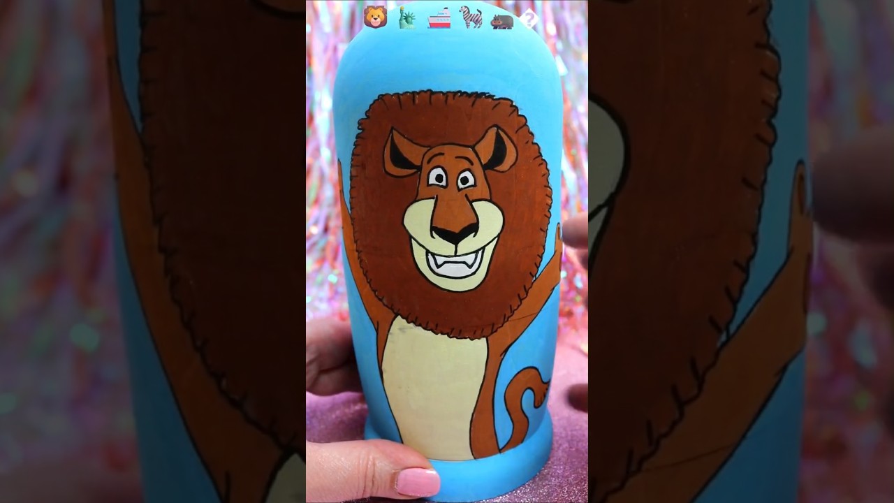 ASMR UNBOXING Madagascar Nesting Dolls Review ❤️shorts asmr madagascar trending viral fyp