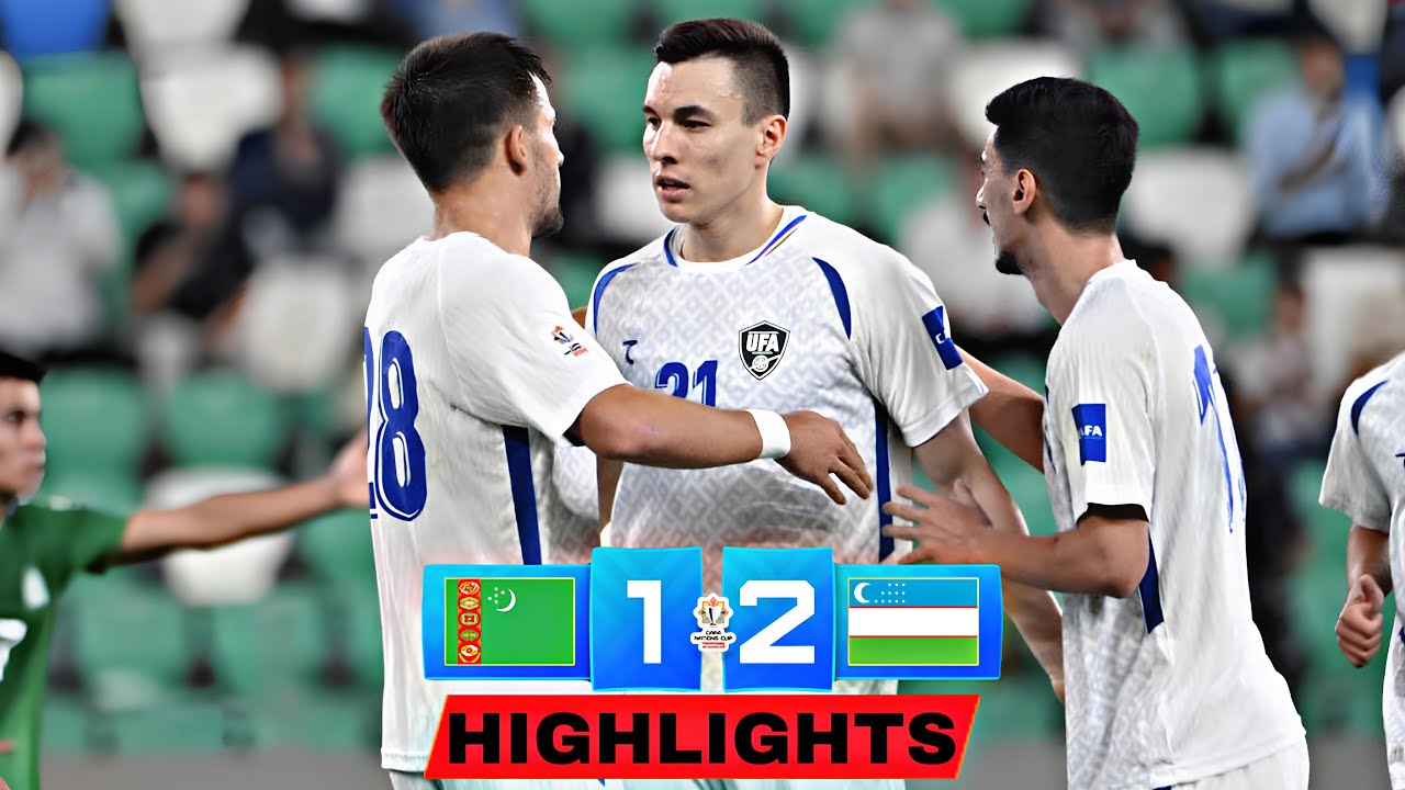 TURKMENISTAN 🇹🇲 UZBEKISTAN 🇺🇿  1:2 HIGHLIGHTS CAFA NATIONS CUP 2025