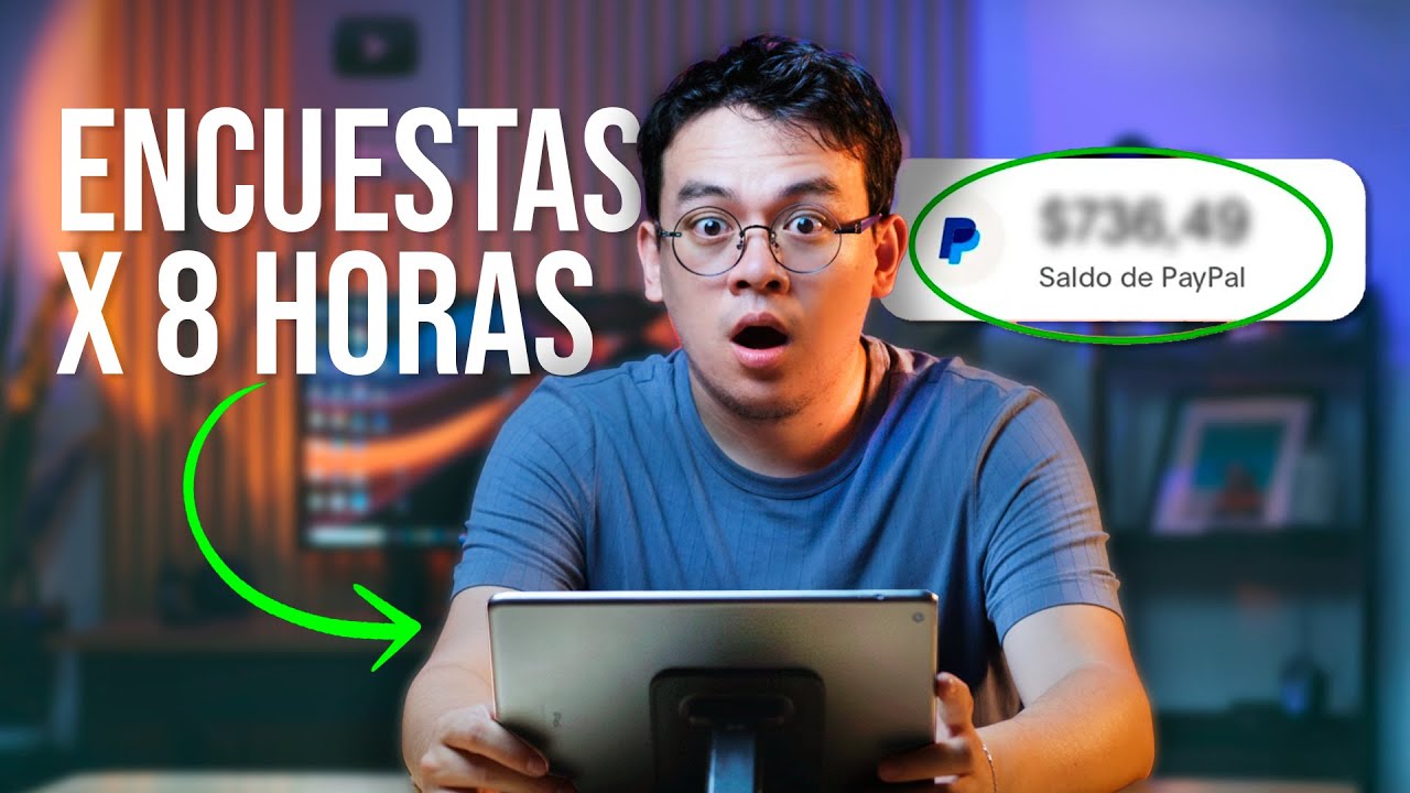 Cómo GANAR DINERO Respondiendo ENCUESTAS x 8 HORAS