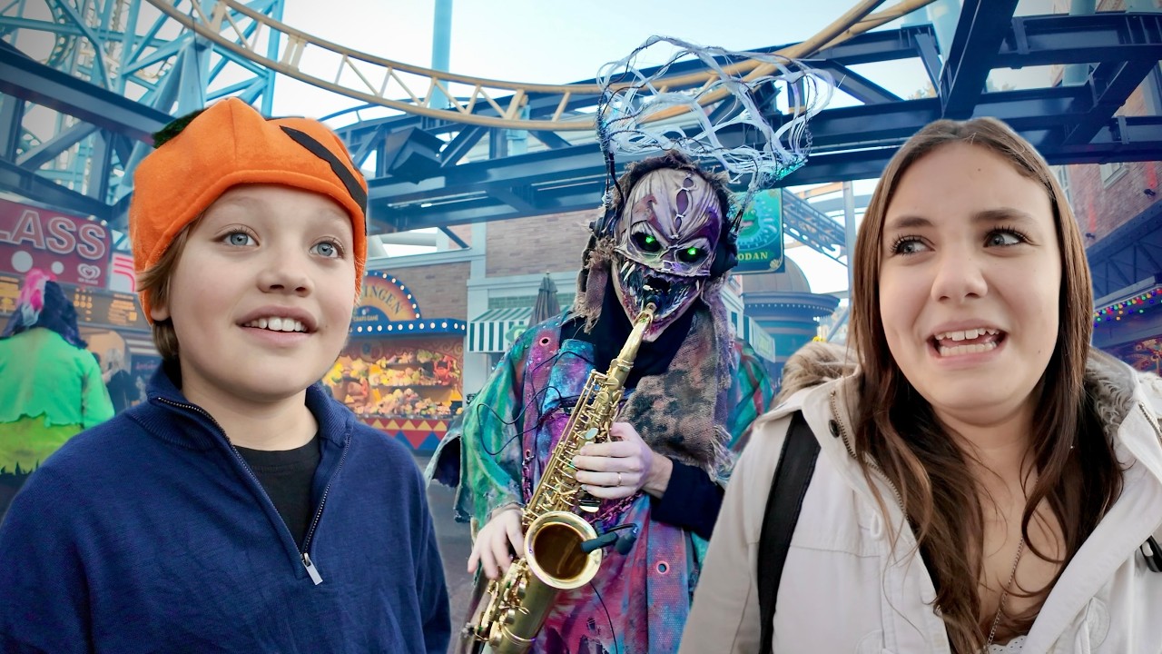 HALLOWEEN på Gröna Lund! Alma & Harry går i SKRÄCKHUS VLOGG