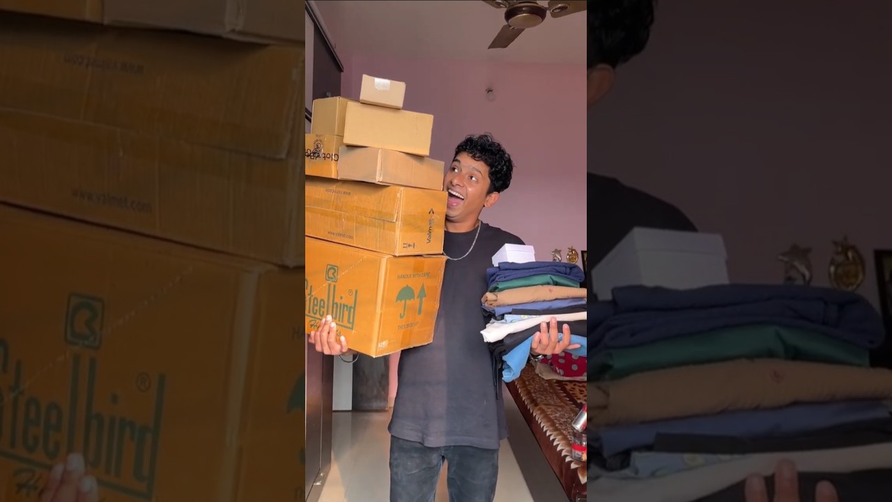 Day 425/500✨ minivlog shubhmanu boyfriend birthdaygift unboxing birthday couple love shorts