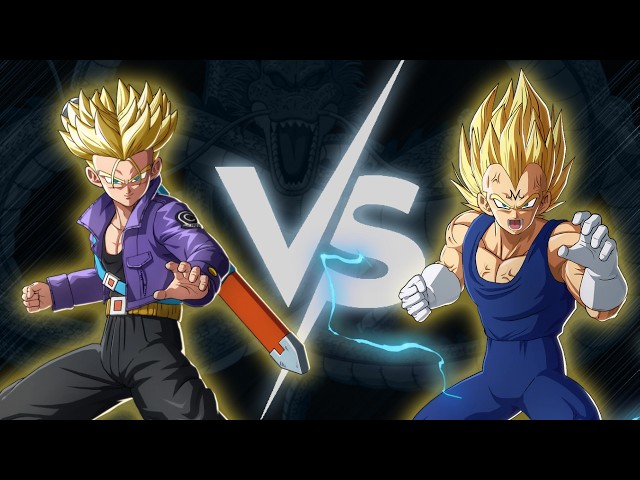 SS Trunks (Sword) vs Majin Vegeta - Dragon Ball Sparking! Zero
