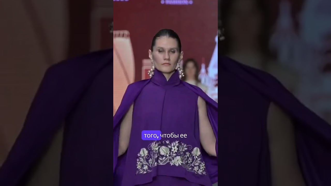 Коллекция Русский стиль на MOSCOW FASHION SHOW интервью мода шоу