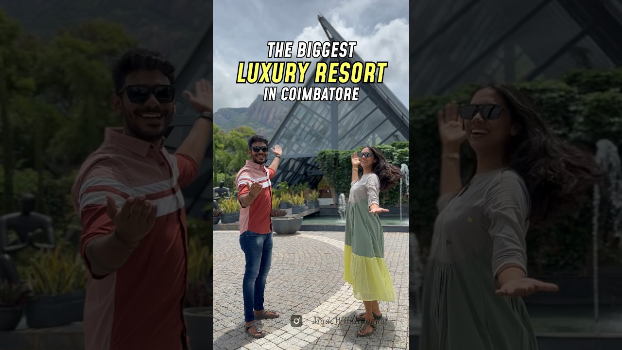 The Biggest Luxury Resort in Coimbatore 🏞️♥️ madewithkaadhal arunvarshu coimbatore resort love
