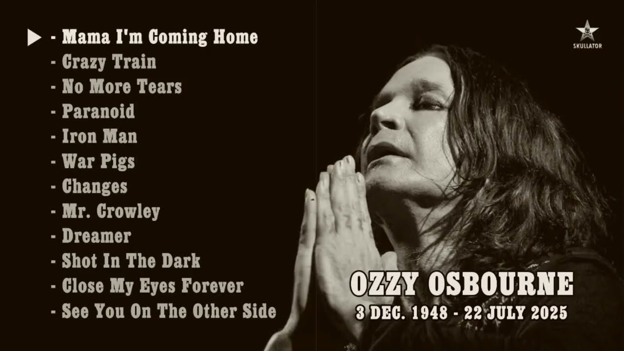 🕯️ RIP Ozzy Osbourne | Ultimate Tribute Mix – Best Rock & Metal Hits 🎸