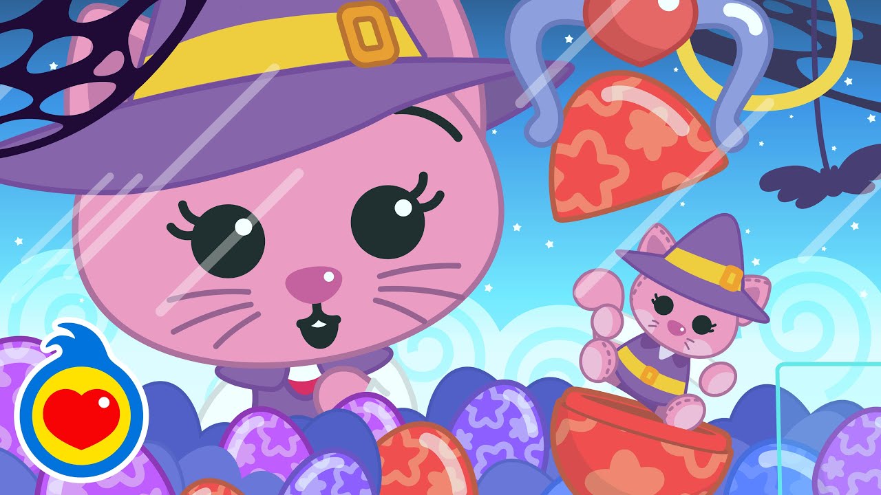 Máquina De Huevos Sorpresa 🎃✨ Con Canciones Infantiles de Halloween Para Divertirse | Plim Plim