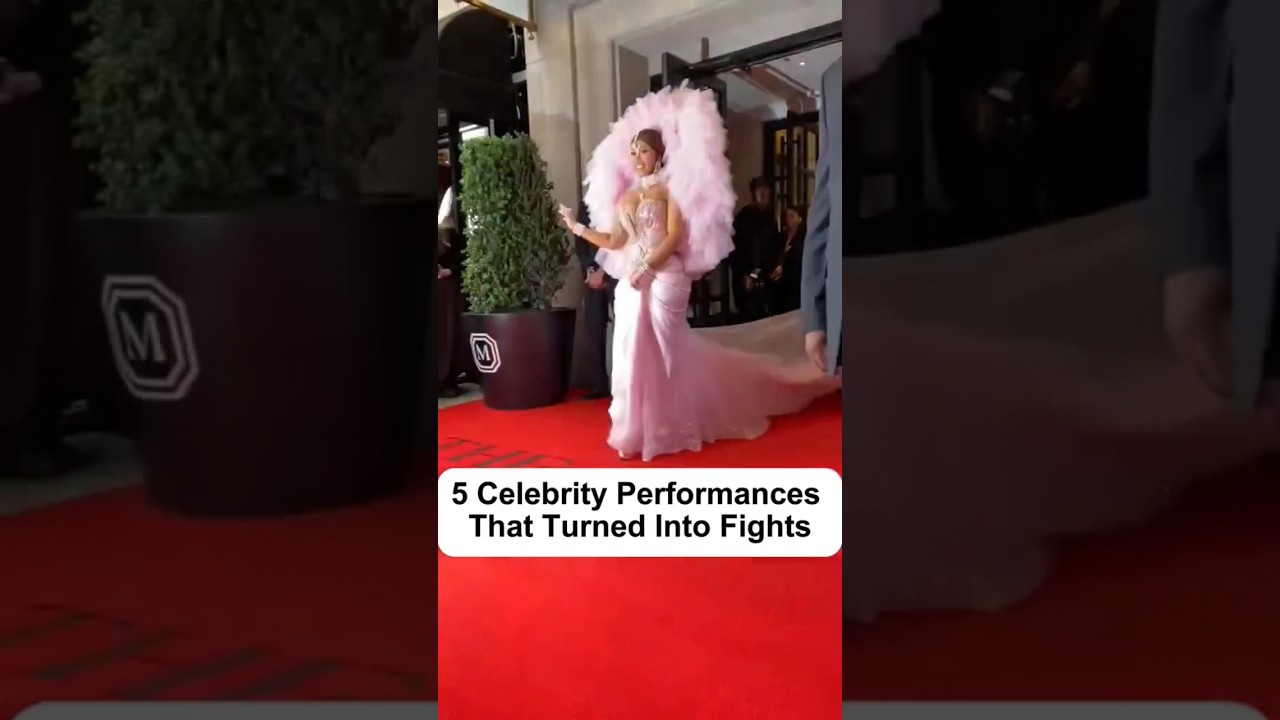 5 Celebrity Performances That Turned Into Fights #fighting #celebrity #hollywood #celebnews #shorts