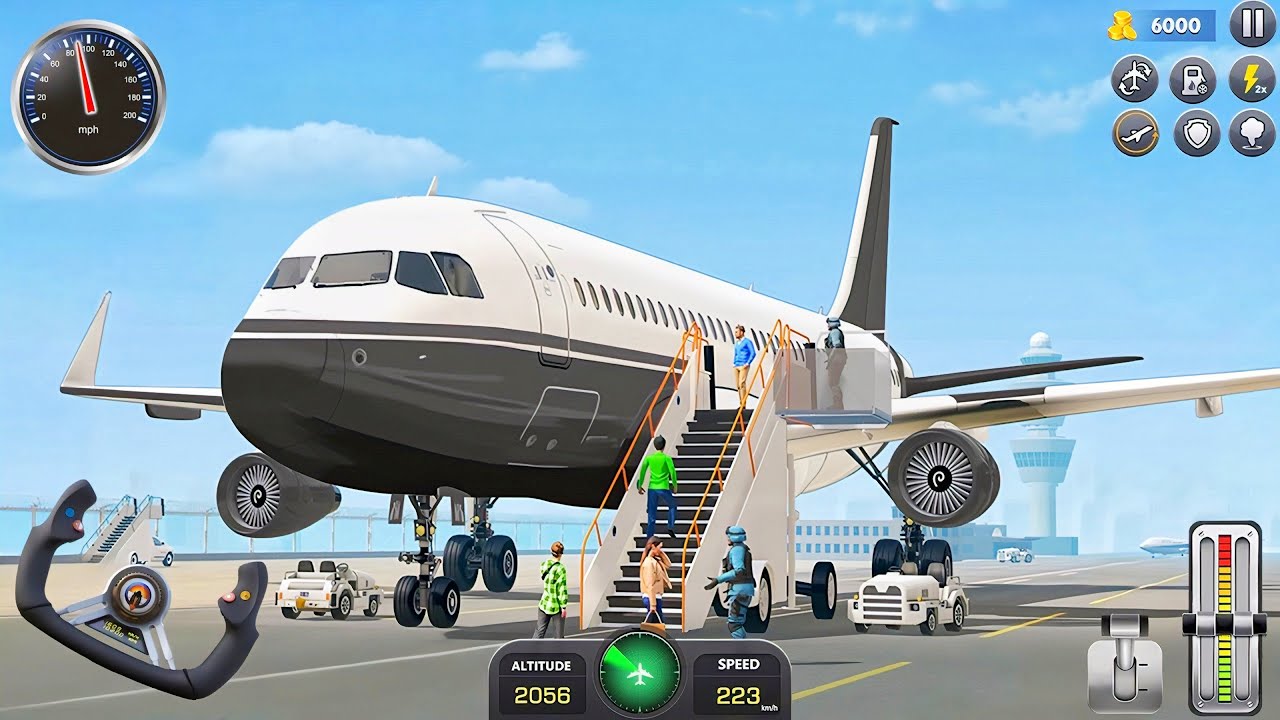 Flight Airplane City Pilot Simulator - Plane Boeing Emergency Landing - Android Gameplay