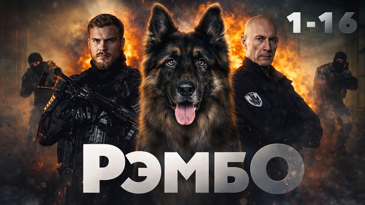 🐕‍🦺 СЕРИАЛ РЭМБО. СОБАЧИЙ СПЕЦНАЗ. ВСЕ СЕРИИ ПОДРЯД! 1-16